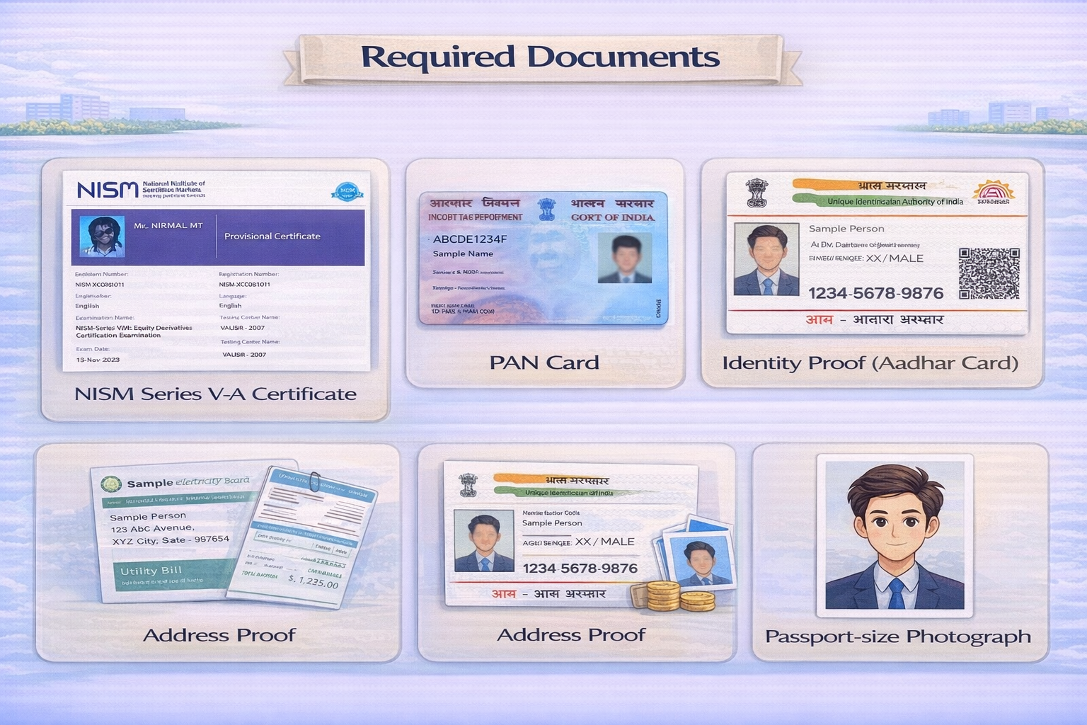 Documents Required for ARN Registration Infographic